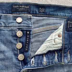 Lucky Brand Bridgette Skinny Crop Button-fly Jeans